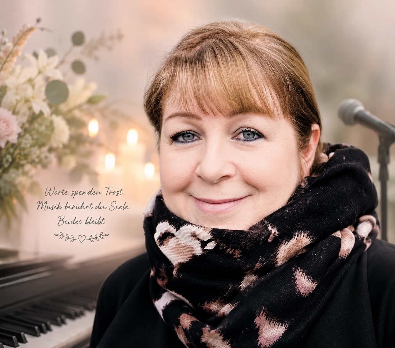 Trauerrede mit Gesang Kathleen Mayer Trauersaengerin Kathleen Mayer